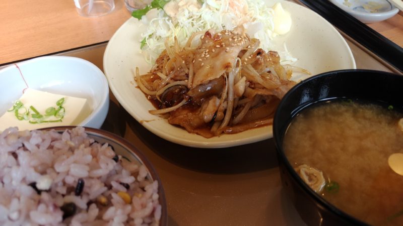 しょうが焼き定食